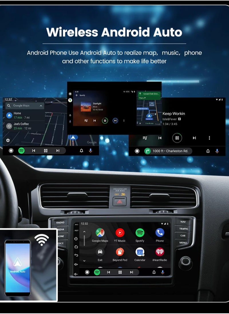 Carlinkit - CCPA Wireless CarPlay Dongle Wireless Android Auto adapter Mirror For Modify Android 4.4 Version Screen Car Ariplay Mirroring Dongle Youtube Netflix video GPS Map Siri Google WiFi - Image 1