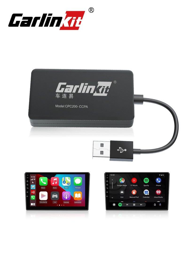 Carlinkit - CCPA Wireless CarPlay Dongle Wireless Android Auto adapter Mirror For Modify Android 4.4 Version or above Screen Car Ariplay Mirroring Dongle Youtube Netflix video GPS Map Siri Google WiFi - Image 1