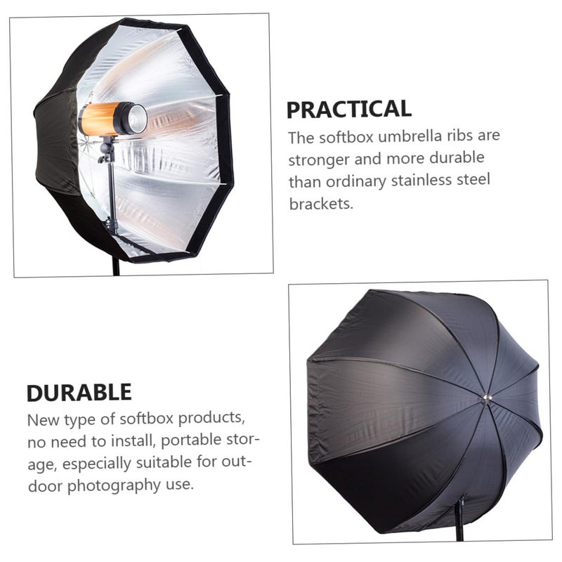 Octagonal Softbox Light Diffuser For Studio Flash Photography 80cm - Image 4