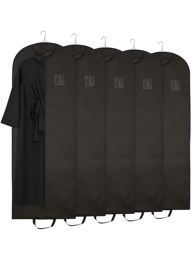 Zaboon Clothes Cover Bag For Abaya Wedding Dress Garment Laundry Long Coat Storagehanging Carriernonwoven Dust Proof 10 Pcs 165 * 60 Cm 65 * 24In  - Image 1