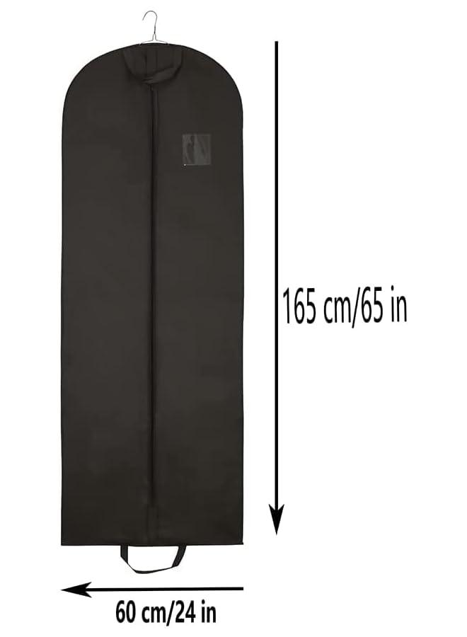 Zaboon Clothes Cover Bag For Abaya Wedding Dress Garment Laundry Long Coat Storagehanging Carriernonwoven Dust Proof 10 Pcs 165 * 60 Cm 65 * 24In  - Image 2