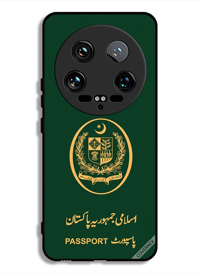 Covernex Xiaomi 14 Ultra Protective Case Cover Pakistan Passport Pattern - Image 1