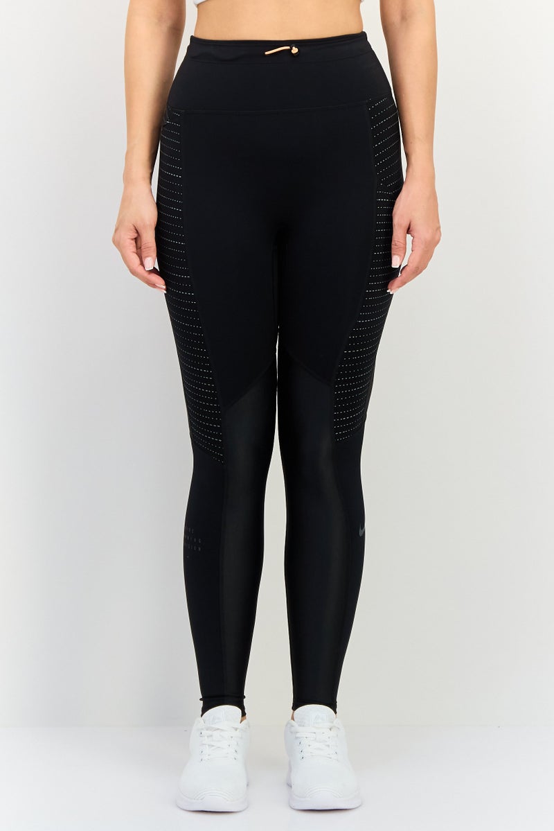 Nike Women Tight Fit Running Tights, Black - Image 1