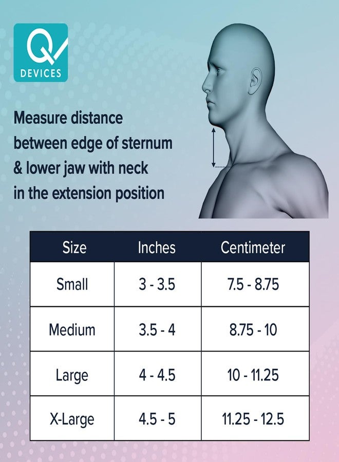 Q DEVICES Philadelphia Cervical Collar, For Cervical & Neck Support, Size (M) - Image 4
