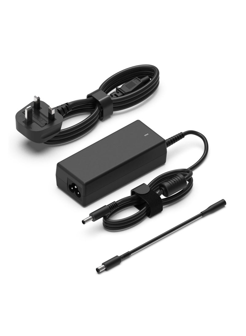 65W 45W Laptop Charger Adapter for Dell Inspiron 13 14 15 17 3000 5000 7000 Series Latitude 3510 3410 3520 3420 Vostro 5301 5390 19.5V 3.34A Power Supply with 4.5 * 3.0mm and 7.4 * 5.0mm Tips