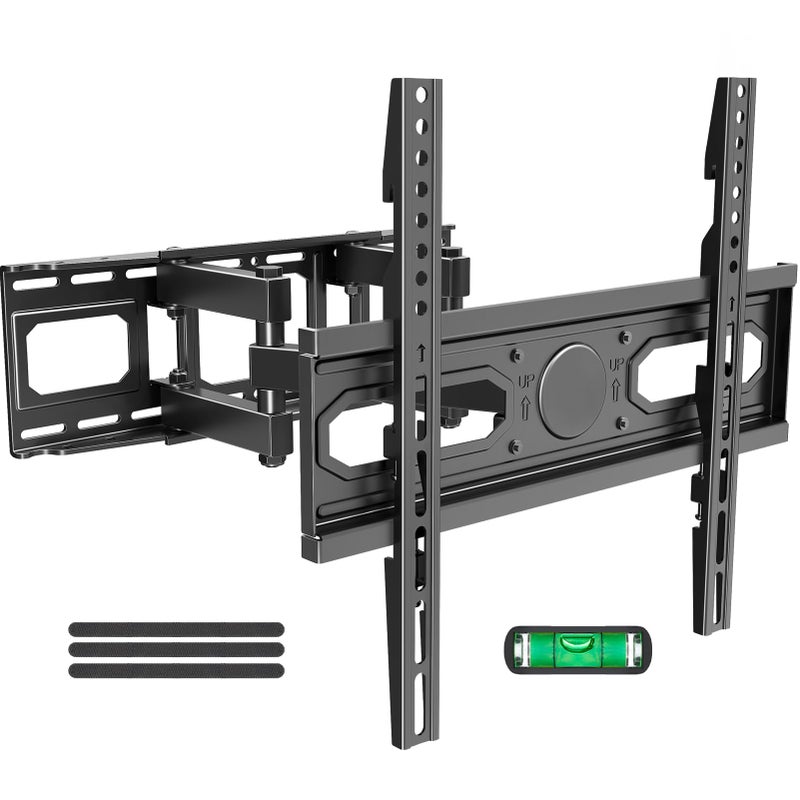 MOUNTUP TV Wall Mount for Most 26-65 Inch Flat/Curved TVs, Full Motion TV Mount Fit 16" Wood Stud, Wall Mount TVs Bracket with Dual Swivel Articulating Arm Max VESA 400x400mm up to 99 LBS - Image 1