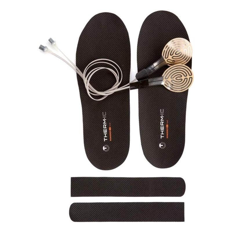 Therm-ic Heat Kit - 1 Pair of Ultra-Thin Replacement Heat Elements & Stick-On Easy-to-Trim Cambrelle Top Covers - Long-Lasting Warm Insole Boot Heaters for Use C-Pack Batteries Only