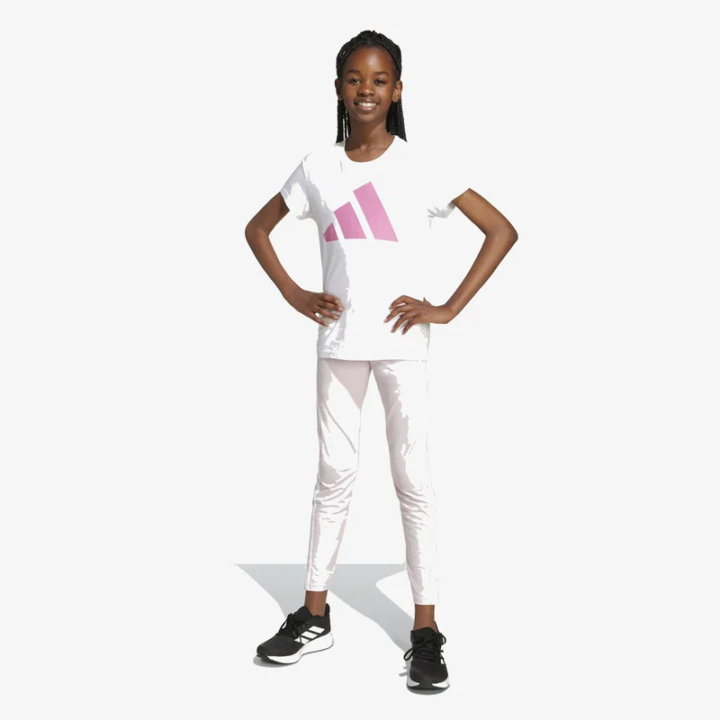 Adidas white/pink fusion Essentials T-Shirt Kids for Women | Best Price UAE