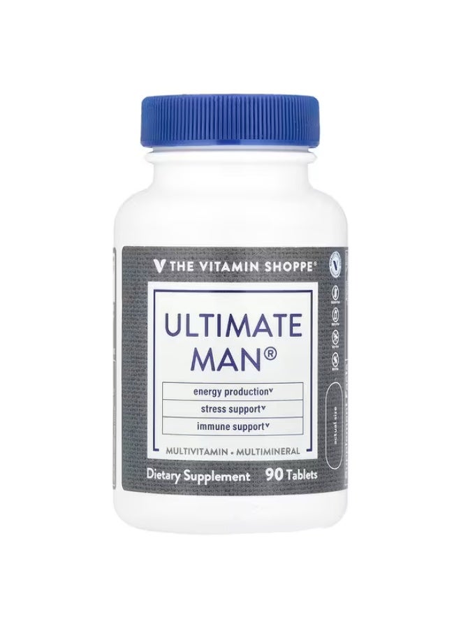 ذا فيتامين شوب متجر الفيتامينات، ألتيميت مان®، متعدد الفيتامينات والمعادن، 90 قرصًا