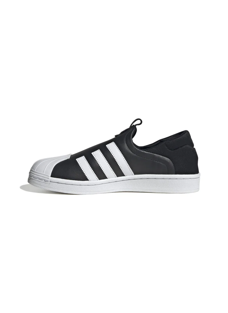 اديداس adidas SUPERSTAR SLIP ON Black Originals Kids Shoes