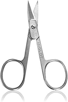 Inglot Nail Scissors Precision Nail Scissors in Stainless Steel Durable Nail Scissors with Narrow Blade Precision Cutting and Comfort of Use Ideal for Manicure and Pedicure