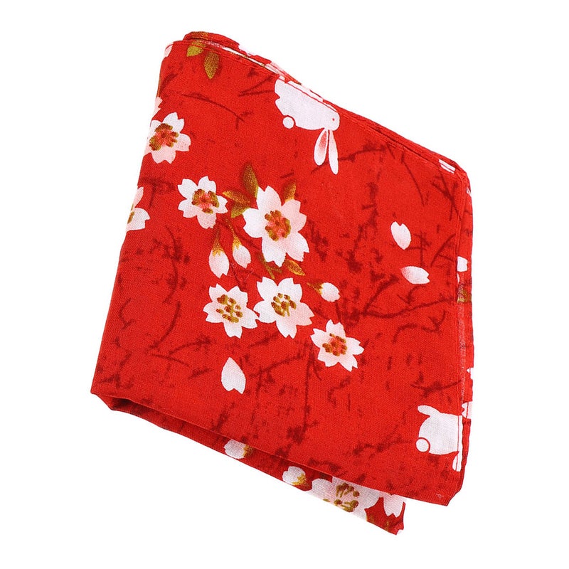 1pc Japanese Handkerchief Bento Wrapping Cloth Tablecloth Placemat - Image 1