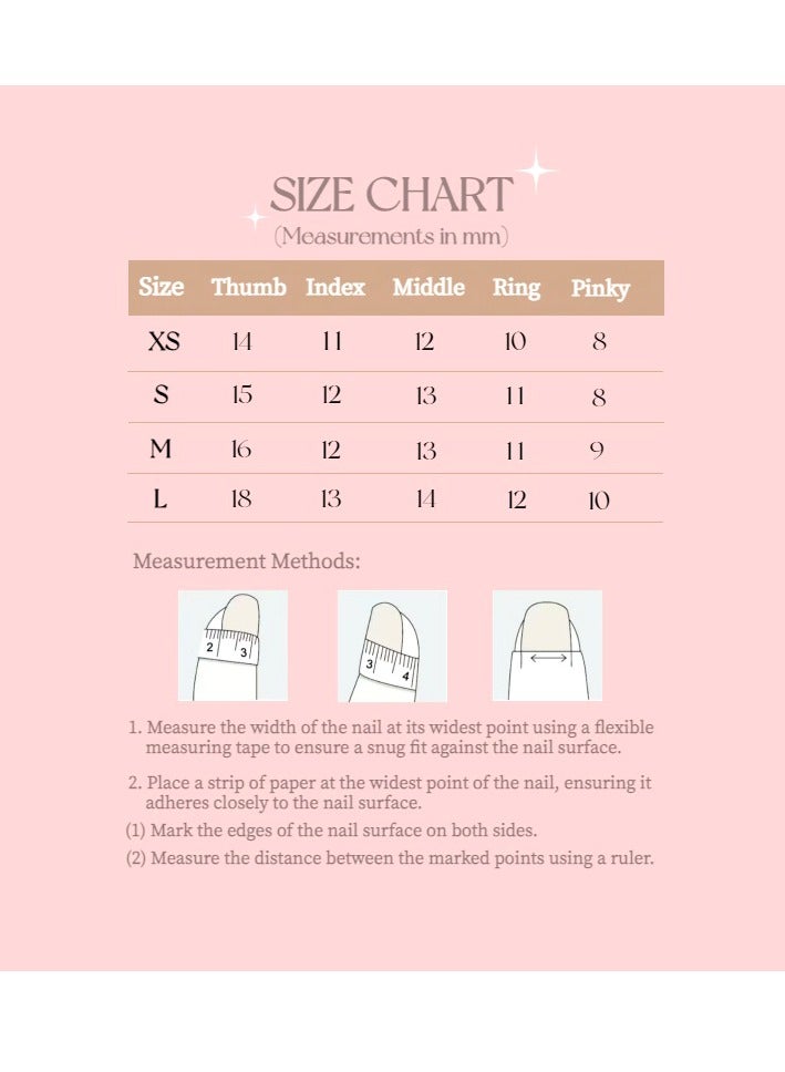 Artist Design/3D Rose Gold (Handmade)/Press On nails/Luxury Hand Painted/Medium Coffin/10 PCS/M Size - Image 2