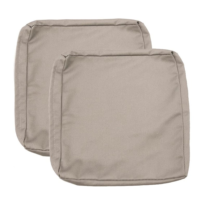 Sqodok Patio Cushion Cover 25x25 inch  Waterproof Outdoor Cushion Covers Replacement for Outdoor Furniture  Large Cushion Slipcover Set of 2 Sectional Cushions Cover for Sofa Couch Chair  Tan - Image 3
