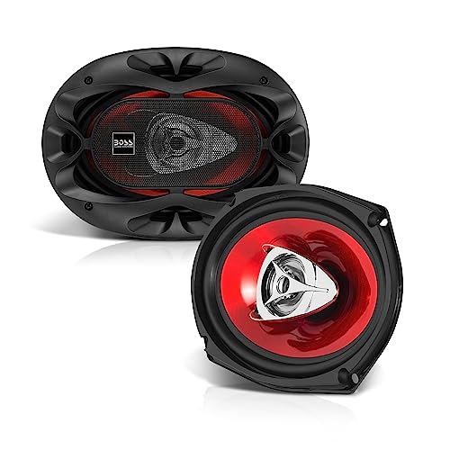 BOSS Audio Systems CH6930 Chaos Series 6 x 9 Inch Car Stereo Door Speakers 400 Watts Max 3 Way Full Range Audio Tweeters Coaxial Sold in Pairs - Image 1
