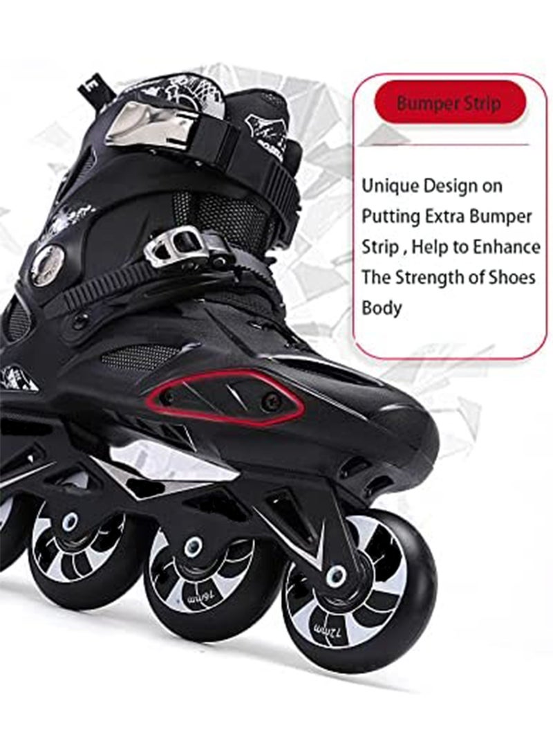 Skating Shoes Professional Single Row Roller Blades Speed Skate Shoes