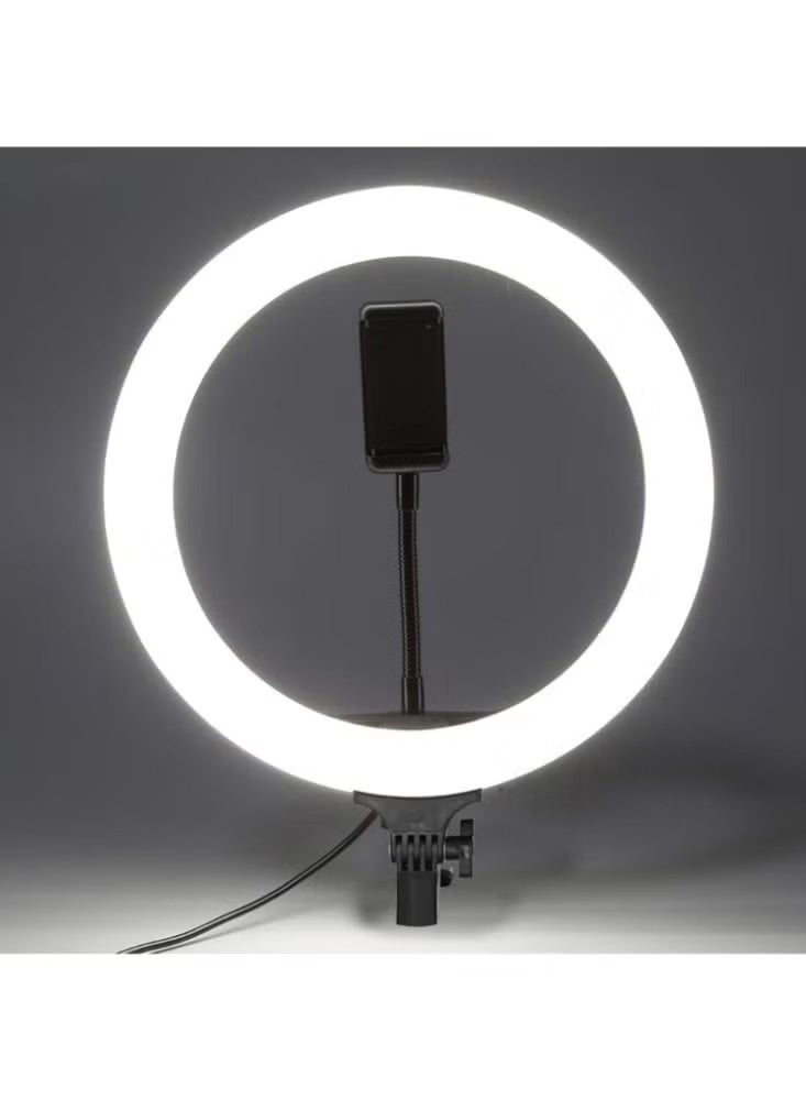 التخطيط طقم إضاءة حلقية PLOKAMA RL-21 مقاس 21 بوصة - إضاءة LED ناعمة مع حامل ثلاثي القوائم وحوامل متعددة للهواتف - Image 3