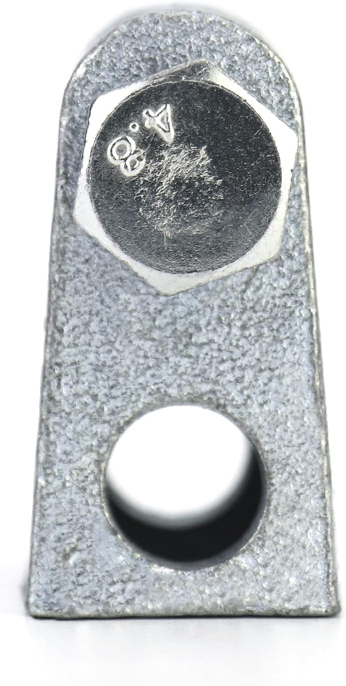 QWORK مشبك شعاع QWORK، 30 قطعة 3/8" مطلي بالزنك من الحديد، فتحة فك 13/16" - Image 3