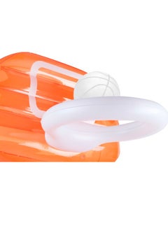 SUNNY LIFE Inflatable Mega Basketball Set for Kids | Giant Outdoor Basketball Hoop | Summer Water Toy | Backyard Sports Game | Neon Pomelo Basketball Play Set  - Image 3