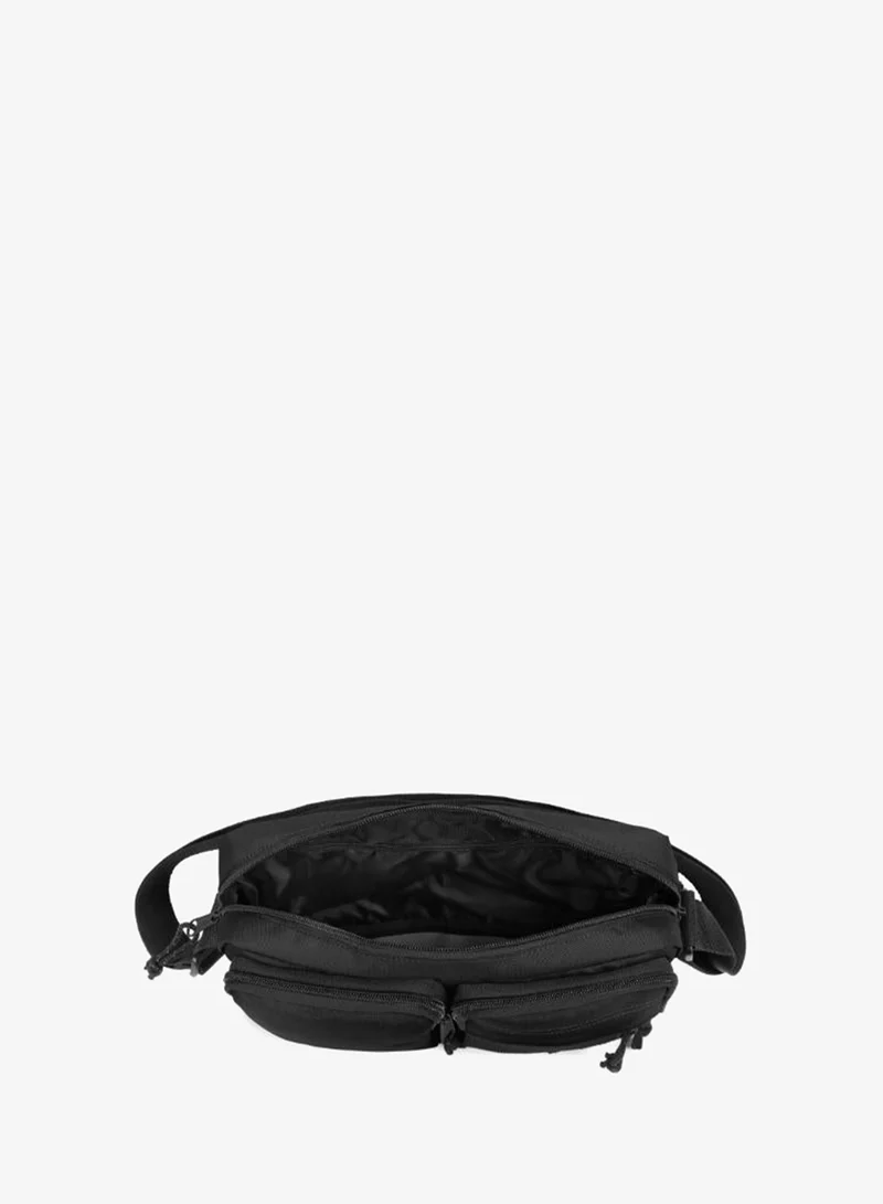 ايستباك Double Cros Black Large waistbag - EK0A5BIU0081