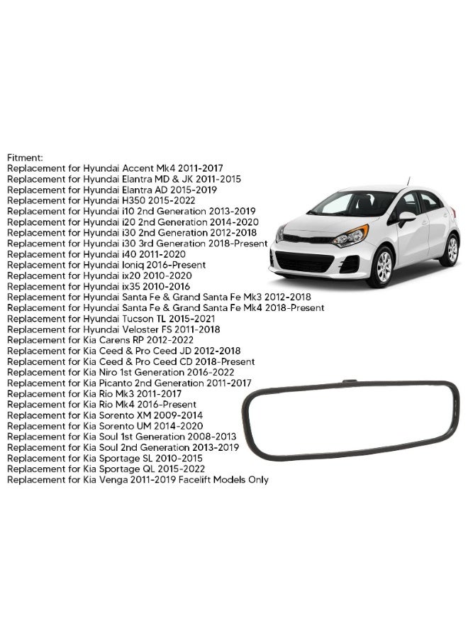 CMGTYYD Car Rear View Mirror, OE Reference: 85101 3X100 Anti Glare Interior Rear View Mirror Compatible with Accent Tucson, Rear Mirror Automotive Accessories for Truck, Car, SUV - Image 3