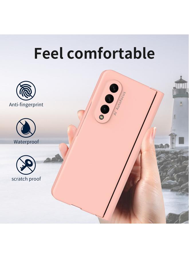 اس-توب جراب لهاتف Samsung Galaxy Z Fold3 5G Macaron Hinge مع قلم ستايلس وإصدار قابل للطي وفيلم واقٍ - Image 3