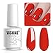 Vishine Soak-Off UV LED Gel Polish Nail Art Manicure Lacquer Orange Red Color 019 - Image 3
