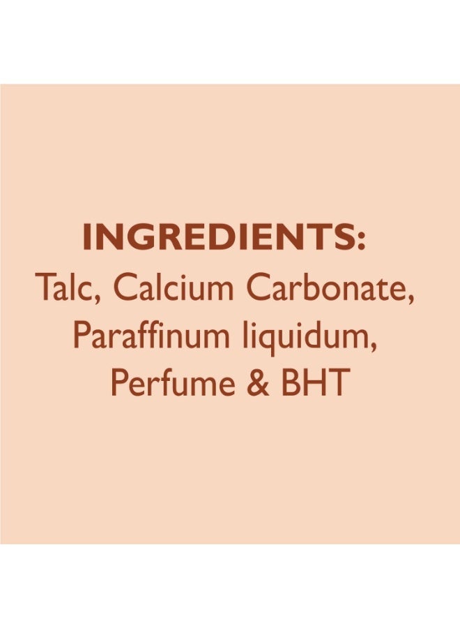Santoor Beauty Talc with Sandalwood Extracts| Sandal, Rose, Musk & Geranium Mint Fragrance| Absorbs Excess Moisture| Dermatologically Tested| For All Skin Types (400g) - Image 3