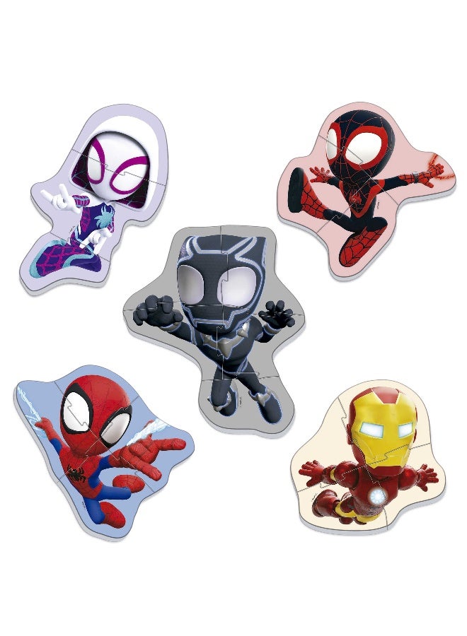 EDUCA My First Puzzle Set - Spidey & His Amazing Friends - 19 Pieces for kids age 2+ - Image 3