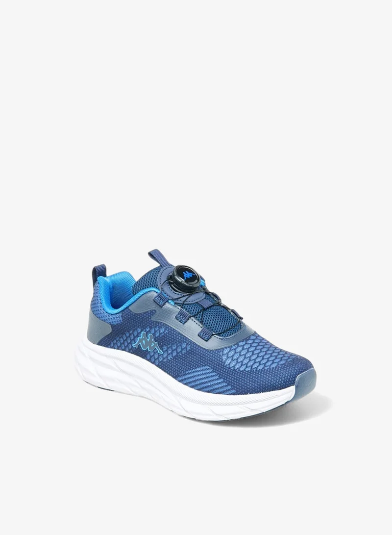 Kappa Boys' Panelled Sports Shoes with Rotating Buckle Closure