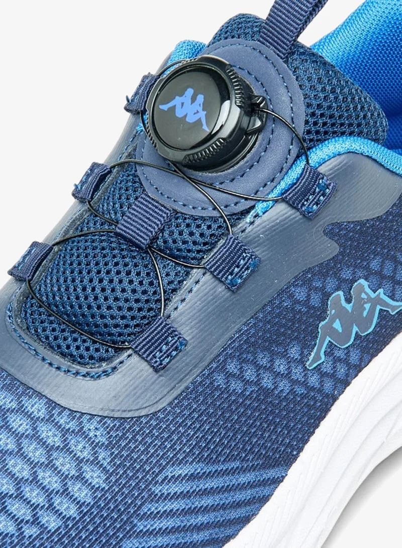Kappa Boys' Panelled Sports Shoes with Rotating Buckle Closure