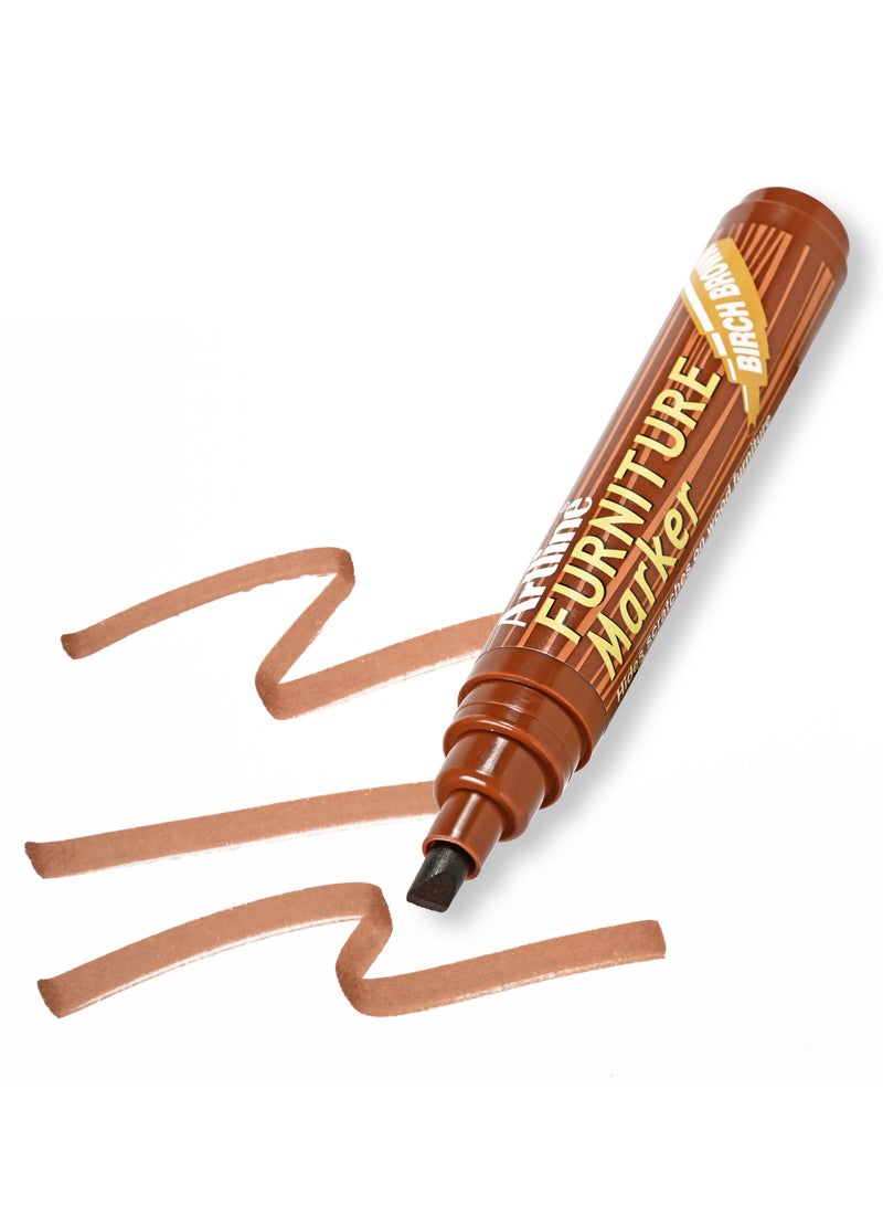 Artline 95 Furniturre Marker in Blister Pack, Chisel Nib Line 2-5mm, Color: Birch Brown - ARMK95BBR-BP - Image 1