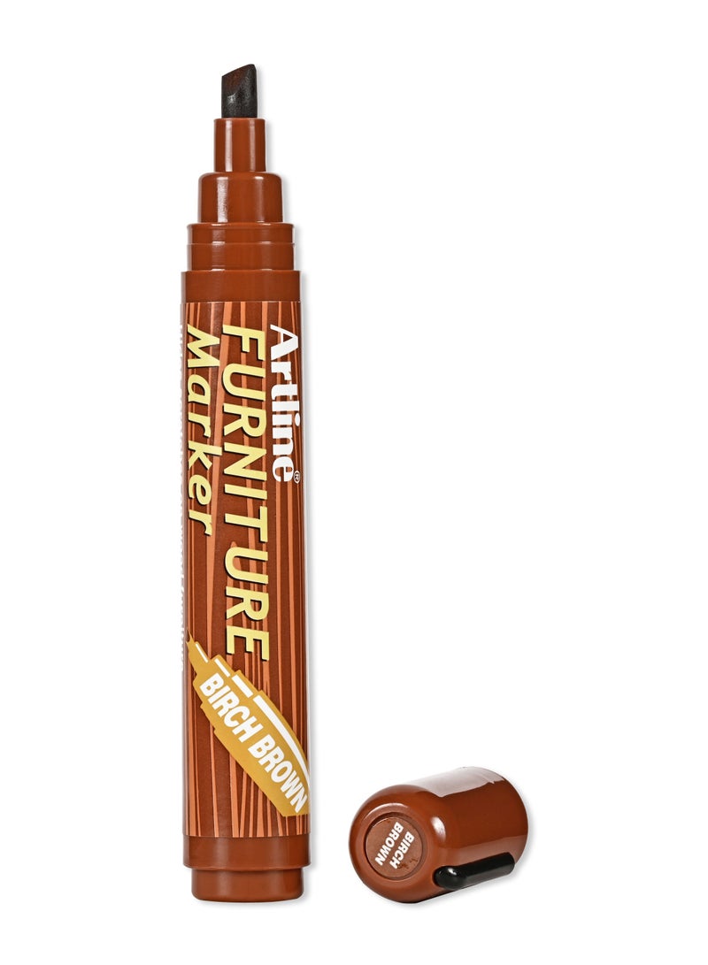 Artline 95 Furniturre Marker in Blister Pack, Chisel Nib Line 2-5mm, Color: Birch Brown - ARMK95BBR-BP - Image 2