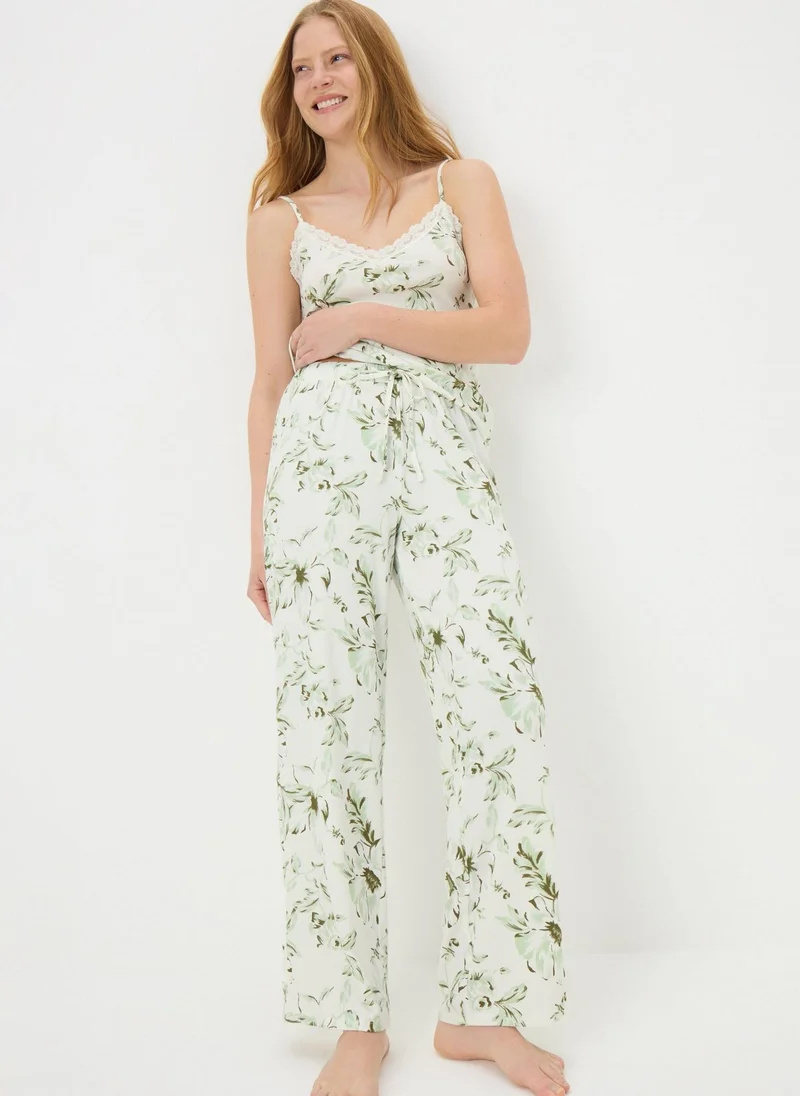 Matalan Green Floral Pyjama Bottoms