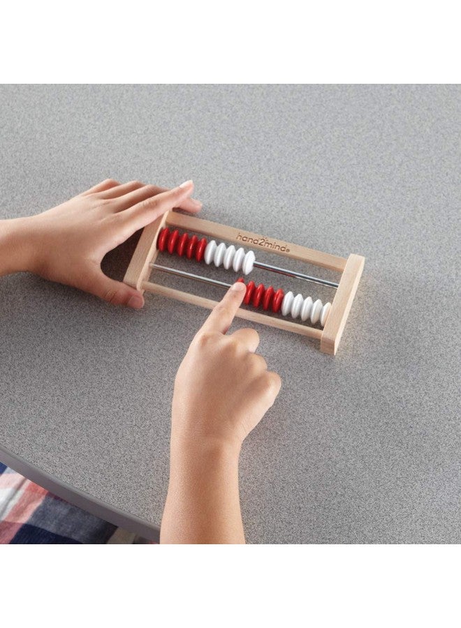 hand2mind hand2mind Mini 20-Bead Wooden Rekenrek Class Set, Number Rack for Kids, Abacus for Kids Math, Counting Beads, Math Counters, Educational Toys for Elementary Kids, Math Manipulatives (Set of 25)  - Image 5