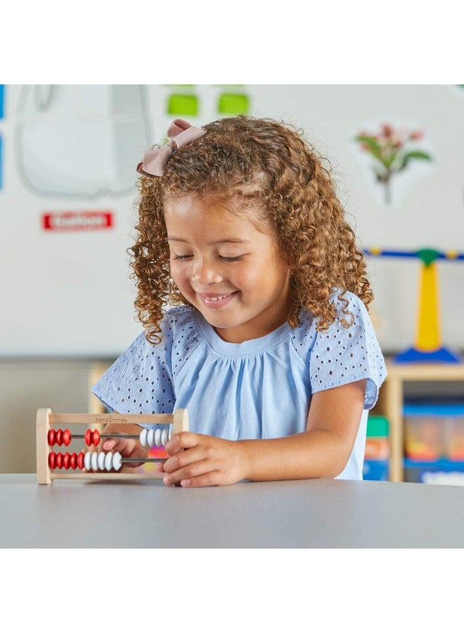 hand2mind hand2mind Mini 20-Bead Wooden Rekenrek Class Set, Number Rack for Kids, Abacus for Kids Math, Counting Beads, Math Counters, Educational Toys for Elementary Kids, Math Manipulatives (Set of 25)  - Image 3
