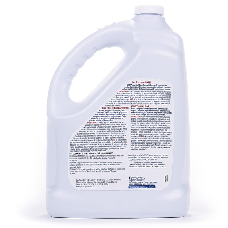 SC Johnson Windex Unscented Glass 1 gallon - Image 2