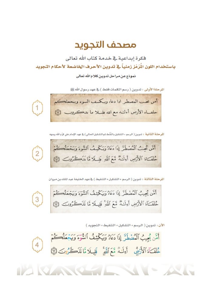 Tajweed Quran with explanation of words, size 12 x 17 cm - zipper cover