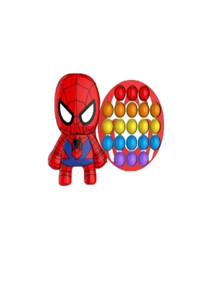 JAPSI Super Hero Pop It Fidget / Push Bubble Toy ; Non Toxic ; Silicone Toy ;( Pack of 1/ Random Design Will be Sent) ; Age 3 Years & Above - Image 2