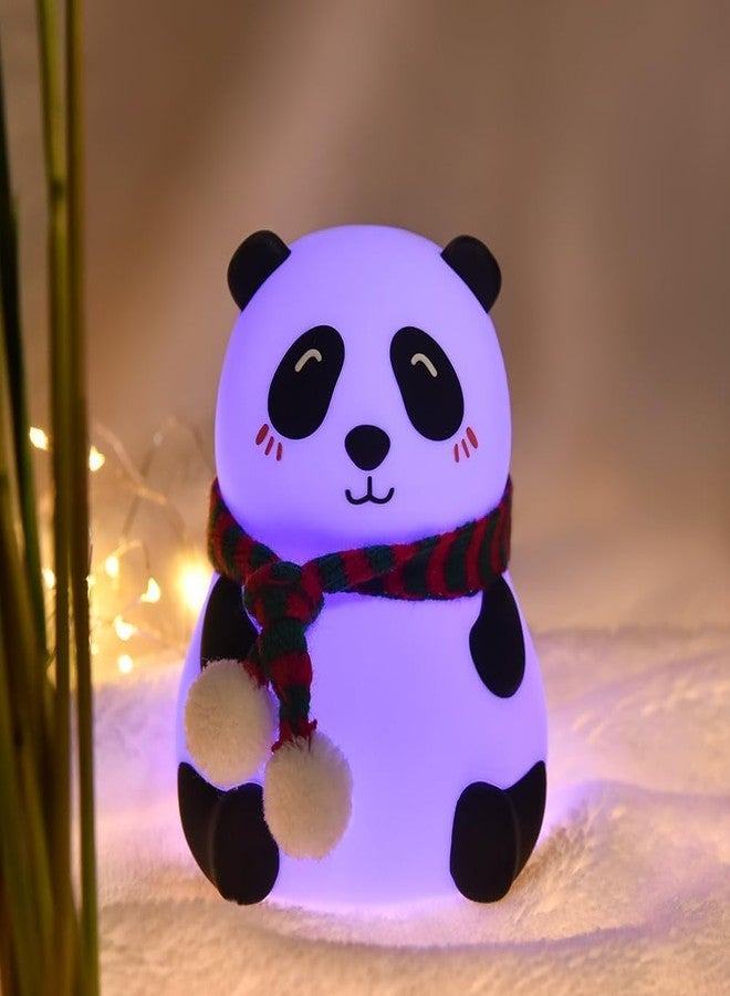 Xpandio Panda Lamp, Cute Night Light, Gifts for Women Teen Girls Baby, Night Lights for Kids Bedroom, Cute Christmas Panda Silicone Nightlights for Children Toddler (Panda) - Image 3