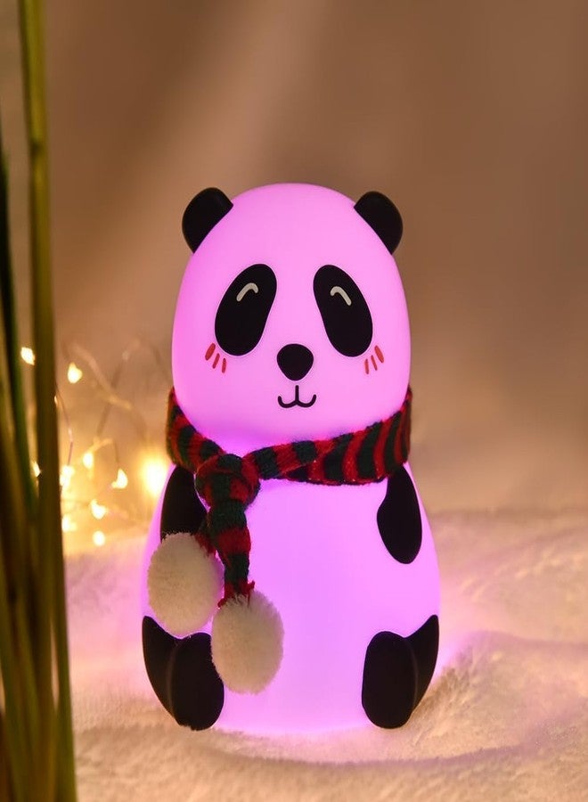 Xpandio Panda Lamp, Cute Night Light, Gifts for Women Teen Girls Baby, Night Lights for Kids Bedroom, Cute Christmas Panda Silicone Nightlights for Children Toddler (Panda) - Image 4