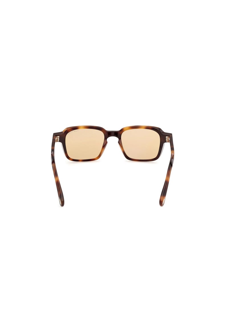 توم فورد نظارات شمسية مربعة بإطار كامل للرجال من توم فورد، طراز Ezra-02 FT1359 53E - Image 4