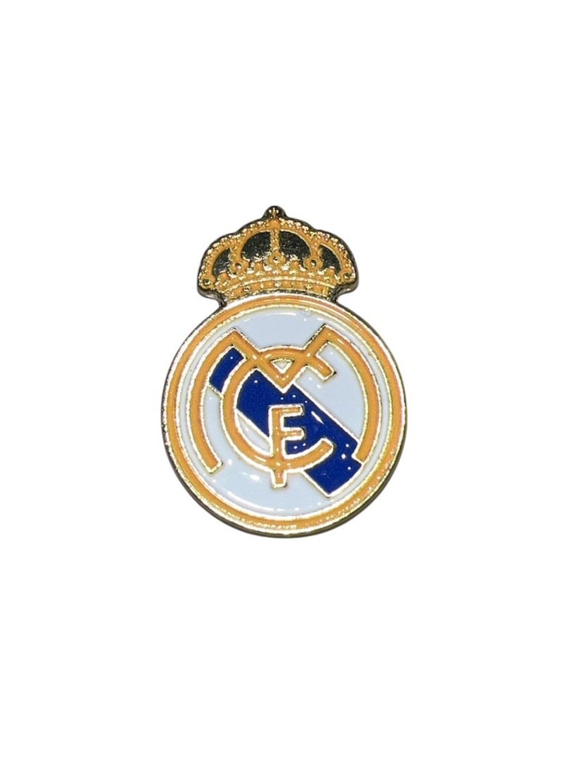 ريال مدريد سي.إف. ملصق معدني ثلاثي الأبعاد لريال مدريد (قطعة واحدة) – بحجم كبير فاخر مع لاصق قوي | رمز للمجد، والتقاليد، وروعة كرة القدم  - Image 2