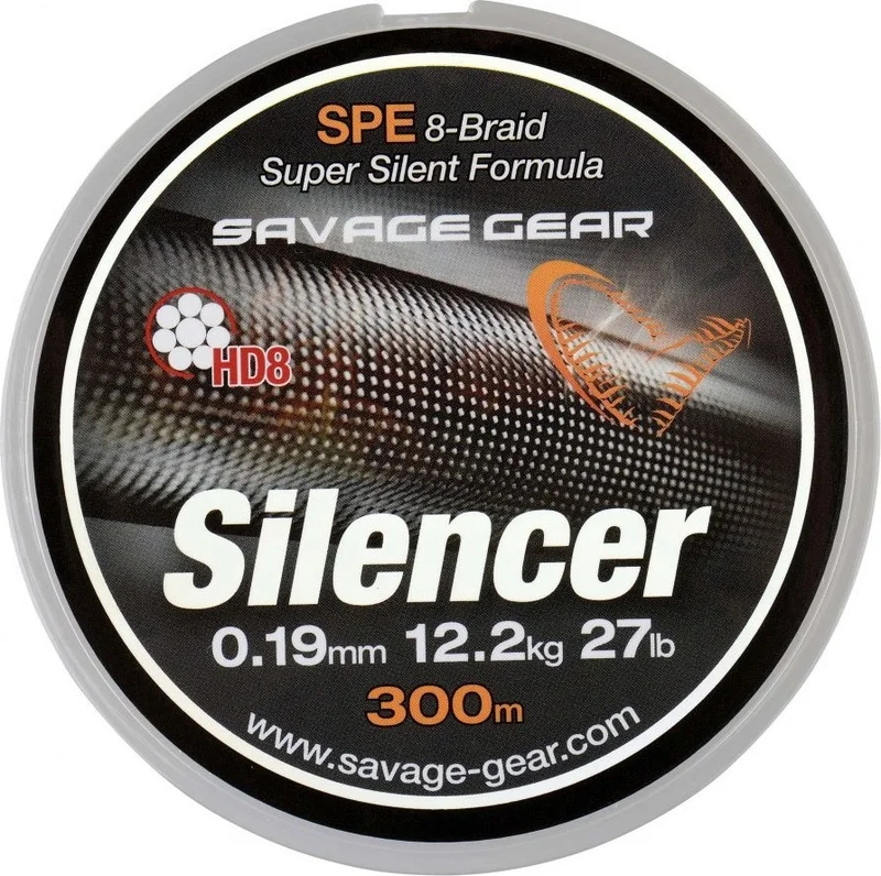 Savage Gear HD8 Silencer Braid 300 mt Green Braided Thread 0,36 mm