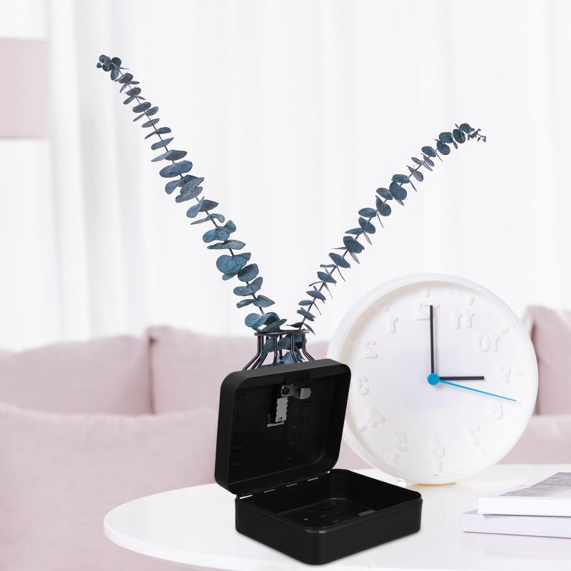 20 Hook Black Metal Key Cabinet Wall Mount with Code Lock for Office and Rental Property Management - Image 3