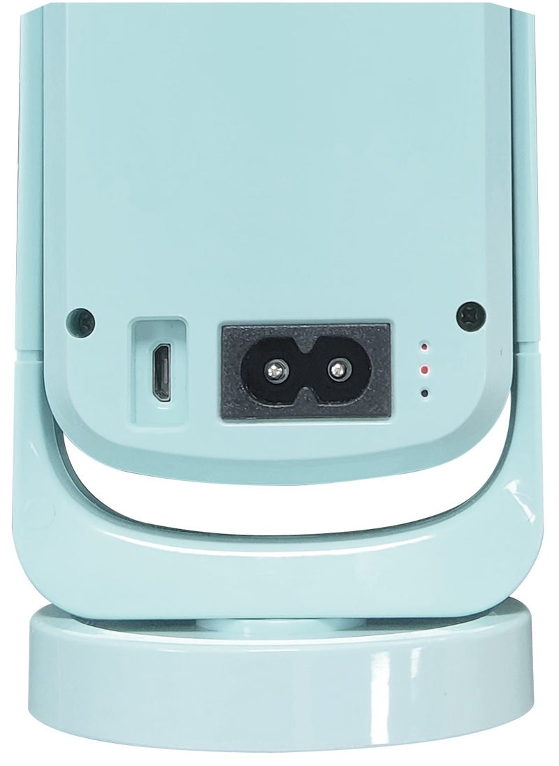 Solar Rechargeable LED Lantern with BuiltIn Solar Panel  Appliance with Charging Indicator and Portable Handle  Solar Lights  Up to 3 Hours Working Time  Best for Indoors and Hiking SEL-707 Blue