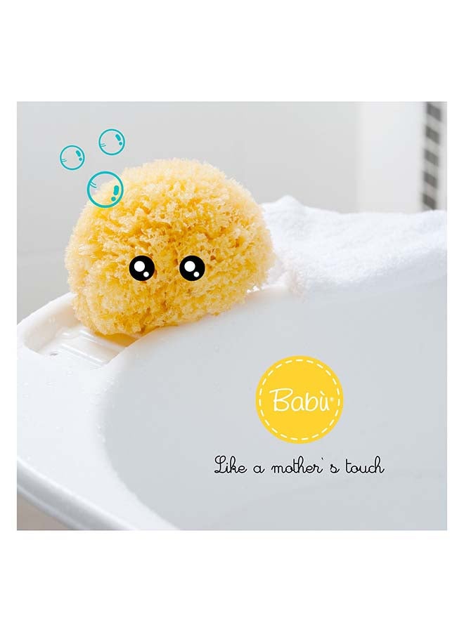 Bellini Premium Natural Honeycomb Sea Sponge – 16 cm – Made from Natural Sea Sponge – Hypoallergenic Baby Bath Sponge – Biodegradable, Eco-Friendly & Gentle for Newborns and Delicate skin - Image 3