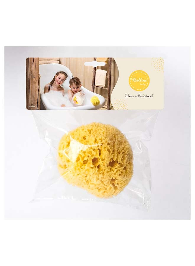 Bellini Premium Natural Honeycomb Sea Sponge – 16 cm – Made from Natural Sea Sponge – Hypoallergenic Baby Bath Sponge – Biodegradable, Eco-Friendly & Gentle for Newborns and Delicate skin - Image 2
