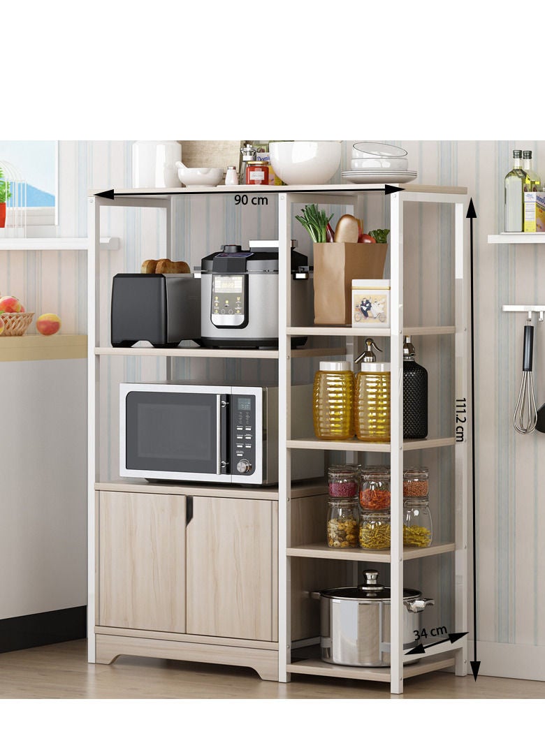 ZUIHAO 4-Tier Coffee Cabinet Large Storage Rack - Image 4