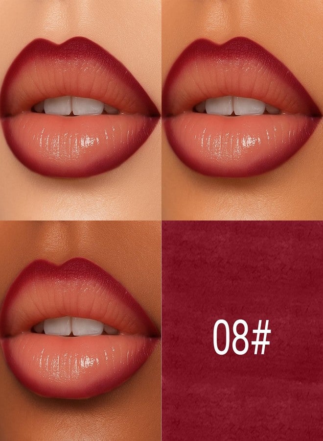 Erinde Lip Contour Lip Stain, Lip Liner Stain Long-Lasting Waterproof, Smudge Proof Transfer-Proof Lipstain Pen Lip Tint Marker, Vegan & Cruelty-Free Formula, 08 Berry Red - Image 2